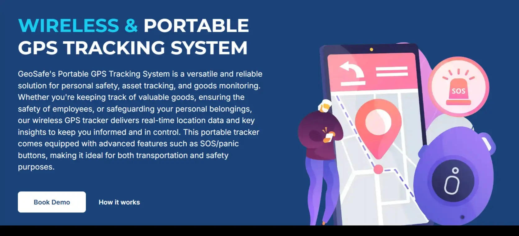 Portable GPS Tracking System | Real-Time Location Tracking | GeoSafe