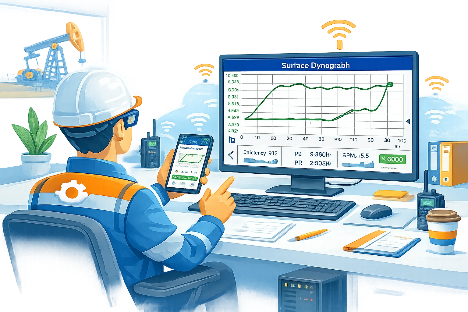 Wellhead pressure and temperature monitoring RTMS