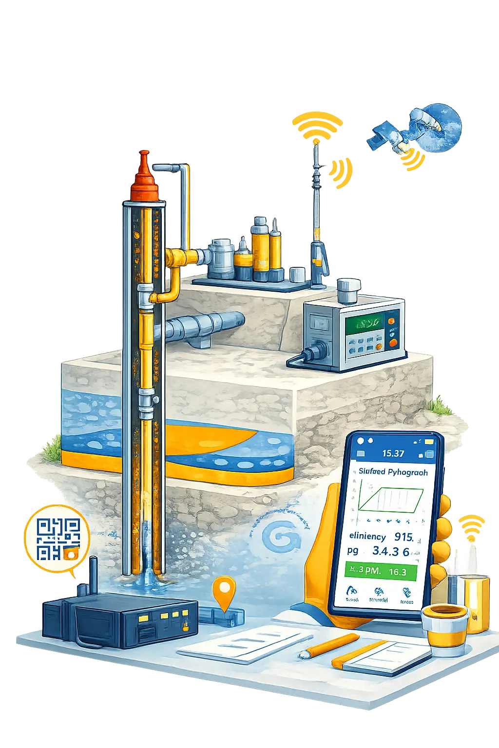 SRP well dynagraph monitoring dashboard