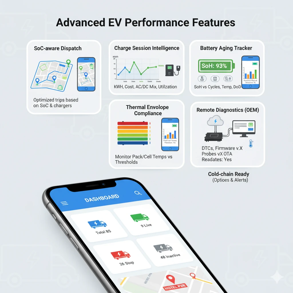 EV GPS Tracking Device for Electric Fleets & OEMs