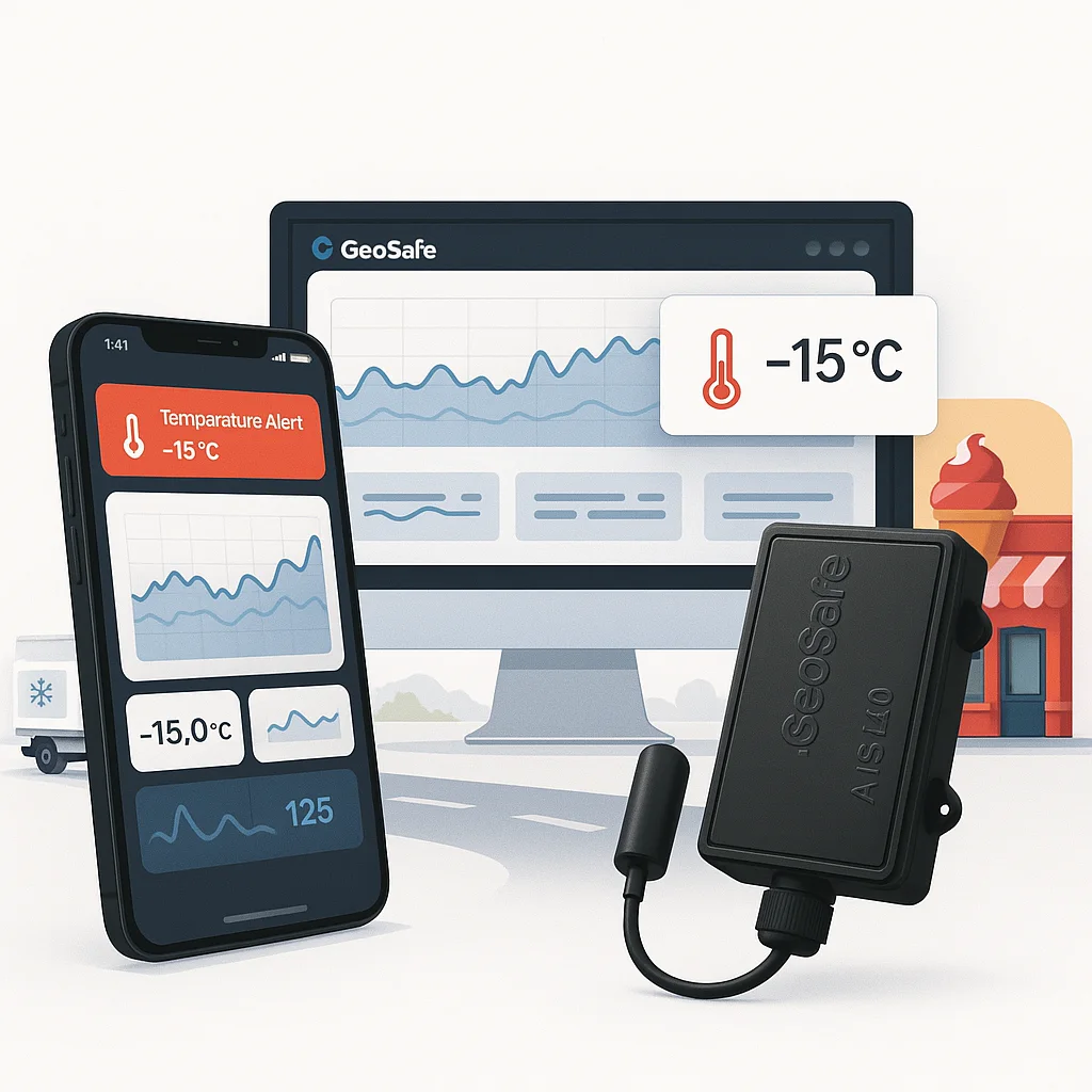 Real-Time Temperature Monitoring for Refrigerated Trucks with GPS Device